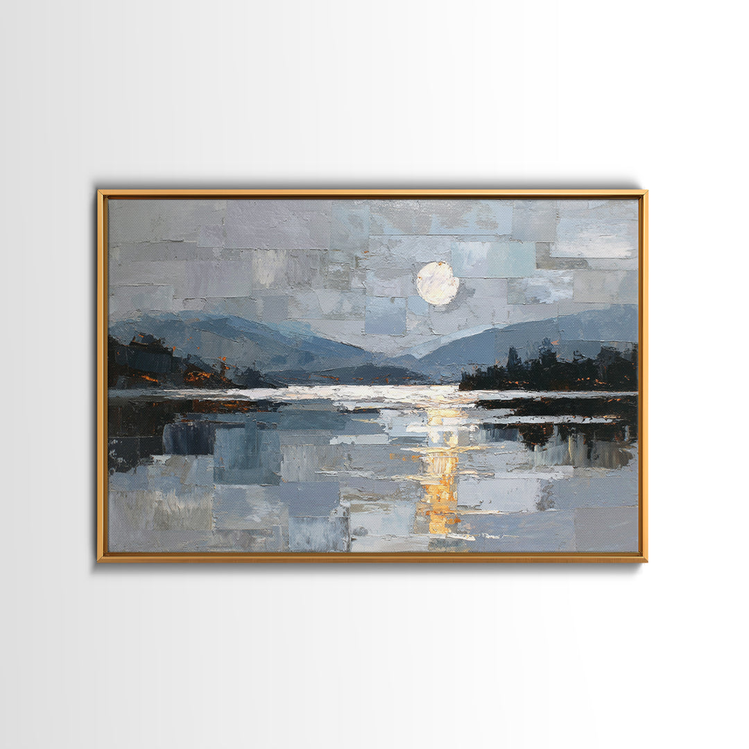Minimal Zen Circle Brushstroke Canvas Print, Spa Art, Art, Spa Decor, Fine Art, Serenity, Abstract Print, Minimalist Art, SPA-3x2-84