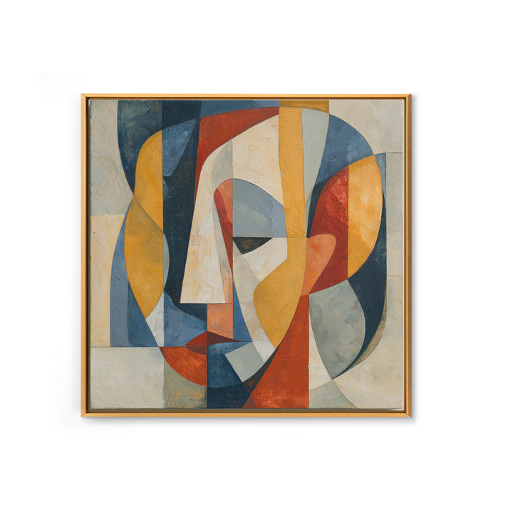 Abstract Aura Portrait Framed Canvas Print, Spiritual Art, Canvas Wall Art, Living Room Decor, Fine Art, Spirit, SPI-1x1-16