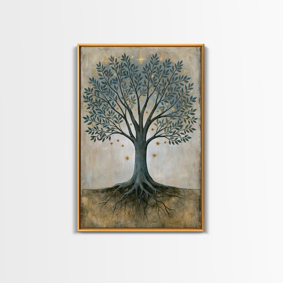 Tree of Life Canvas Print, Spiritual Art, Printable Wall Art, Living Room Decor, Fine Art, Spirit, African American Art, SPI-2x3-10