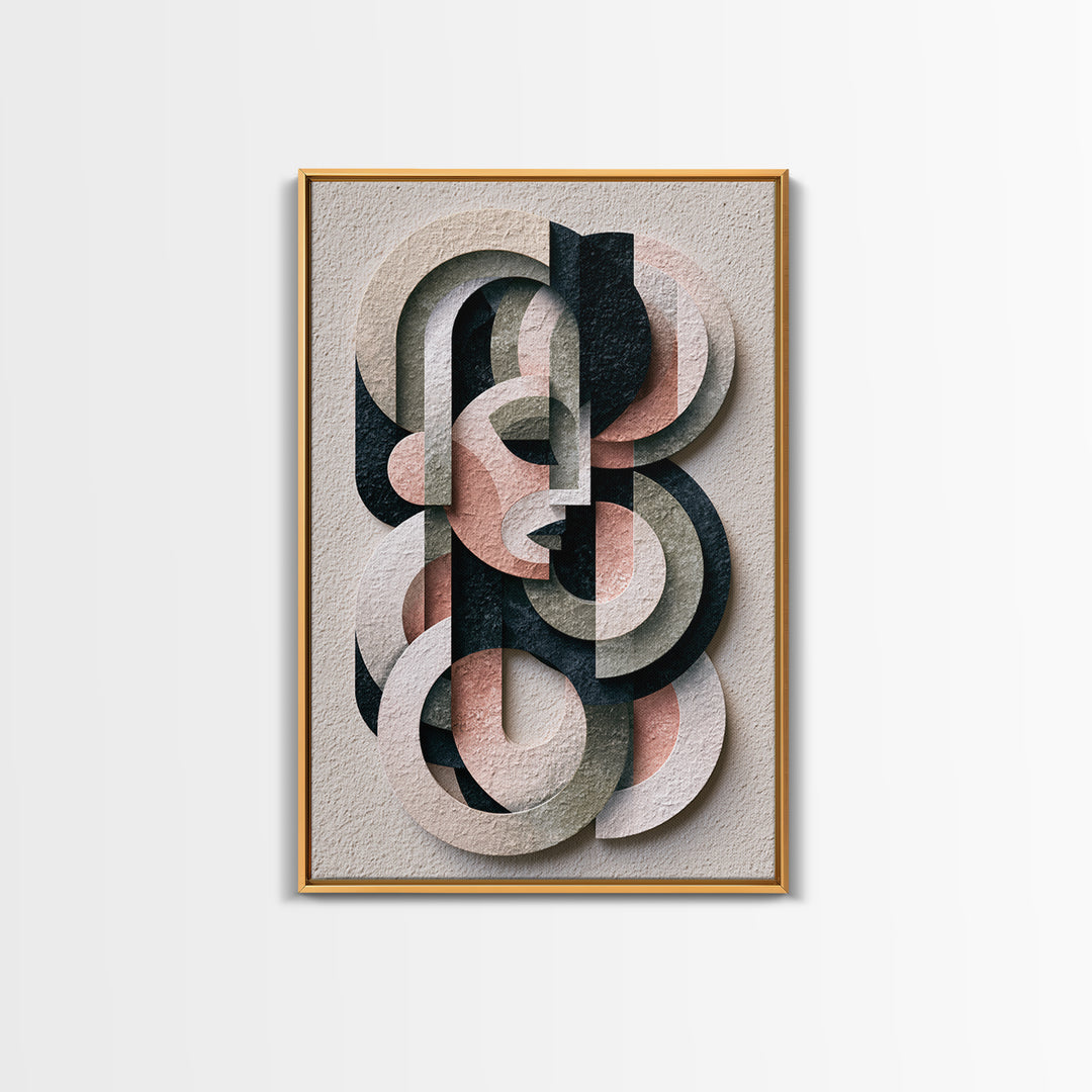 Abstract Aura Portrait Canvas Print, Spiritual Art, Luxury Decor, Living Room Decor, Fine Art, Spirit, Digital Art, Printable, SPI-2x3-96