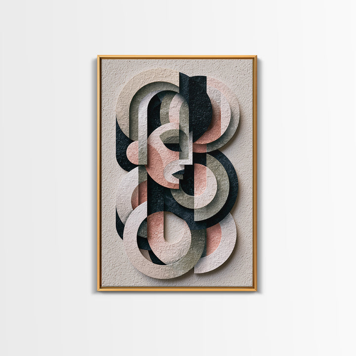 Abstract Aura Portrait Canvas Print, Spiritual Art, Luxury Decor, Living Room Decor, Fine Art, Spirit, Digital Art, Printable, SPI-2x3-96