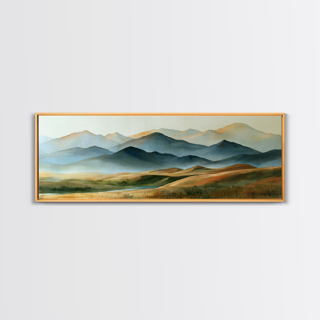 Mountain Sunrise as Awakening Symbol Canvas Print, Spiritual Art, Home Decor, Living Room Decor, Fine Art, Spirit, Wallart, SPI-3x1-85