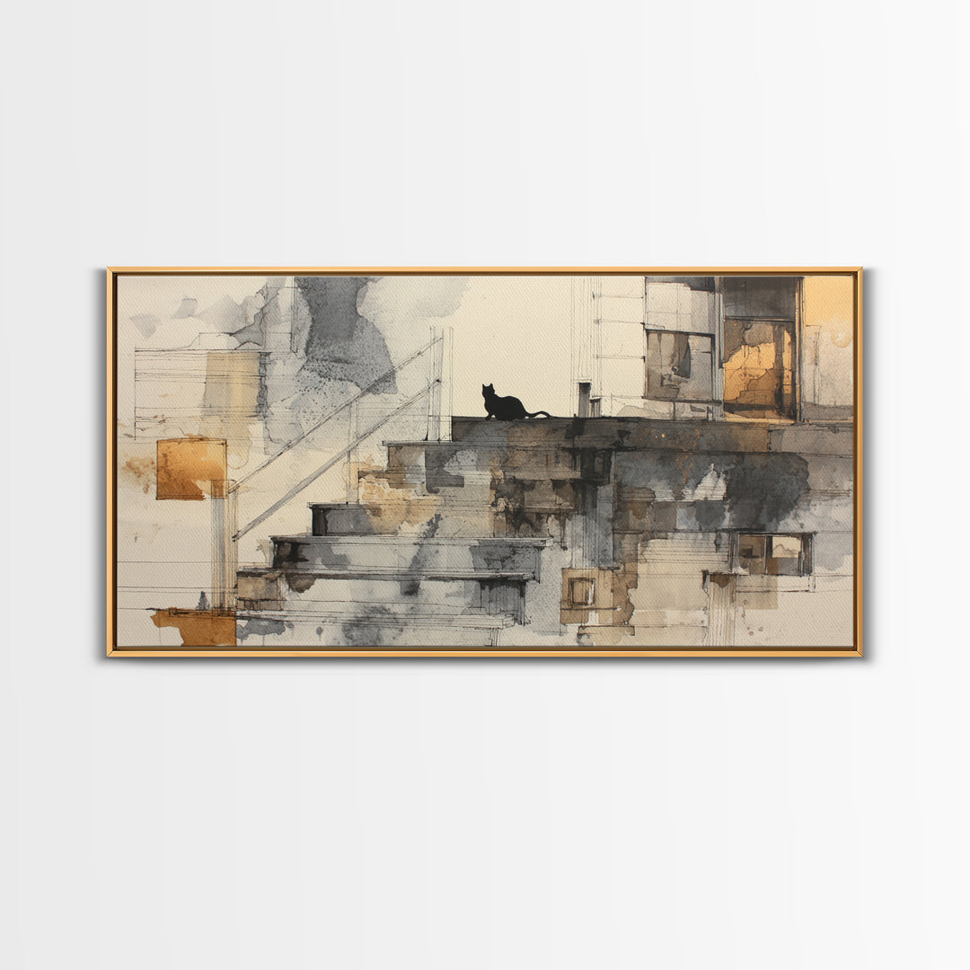 Brick Wall Texture Framed Canvas Print, Street Art, Bar Art, Living Room Decor, Urban, Fine Art Print, Statement Artwork, STR-2x1-96