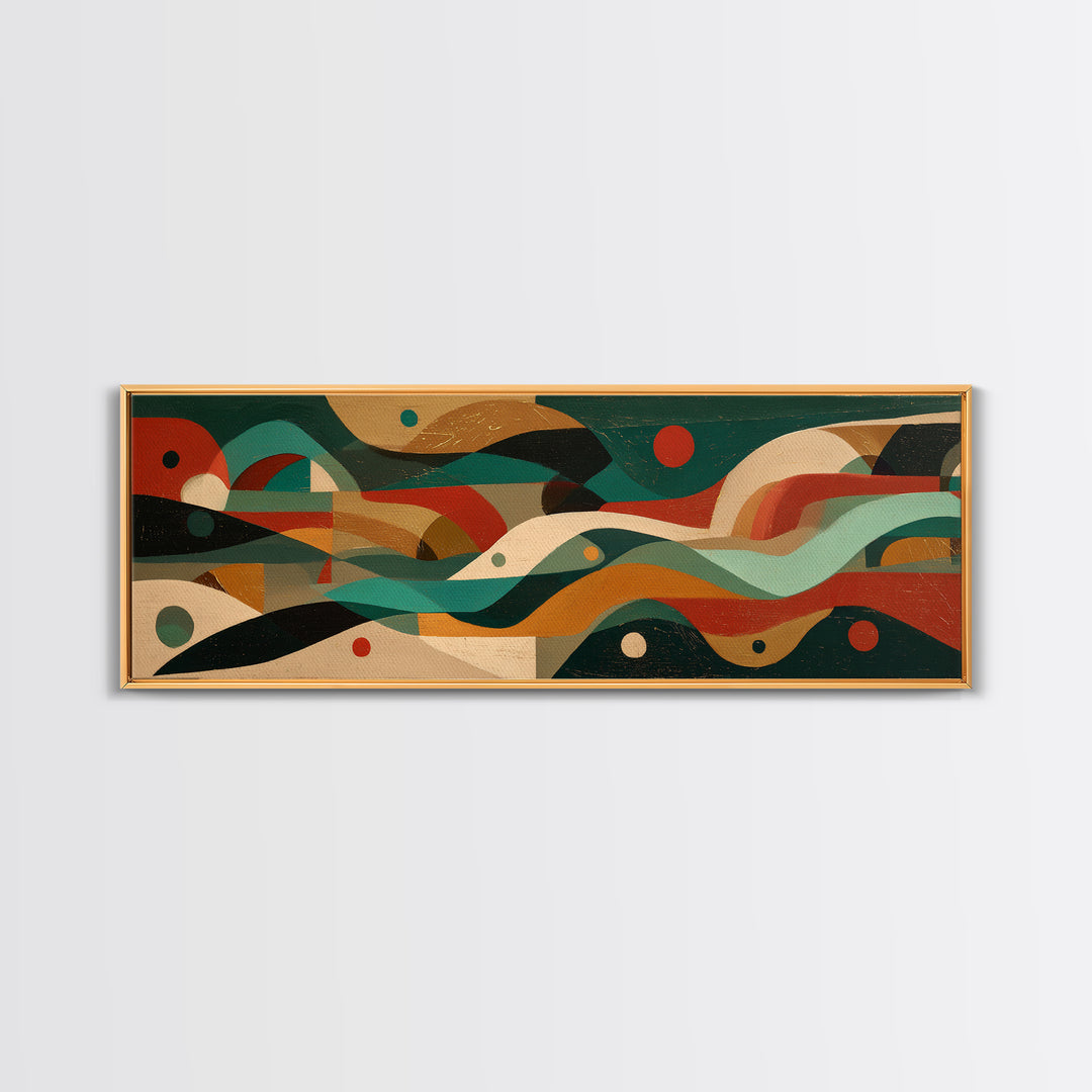 Skate Ramp Pattern Canvas Print, Street Art, Modern Decor, Living Room Decor, Fine Art, Urban, Poster, Wall Decor, Painting, STR-3x1-14