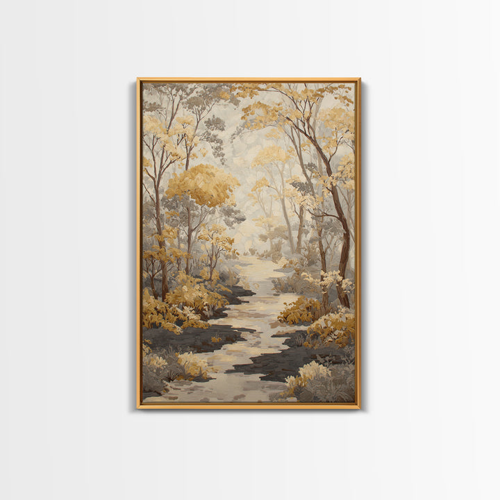 Classic Oil Painted Landscape Canvas Print, Traditional Art, Furry Art, Living Room Decor, Fine Art, Classic, Fine Art Print, TRA-2x3-57