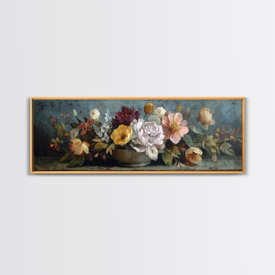 Barn and Farmland Framed Canvas Print, Traditional Art, Contemporary Art, Living Room Decor, Fine Art, Classic, Wall Hanging, TRA-3x1-63