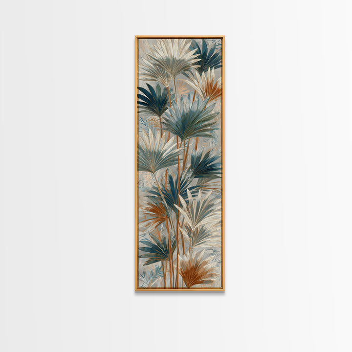 Tropical Fruit Market Arrangement Canvas Print, Tropical Art, Beach Print, Living Room Decor, Abstract Art, Tropic, TRO-1x3-51