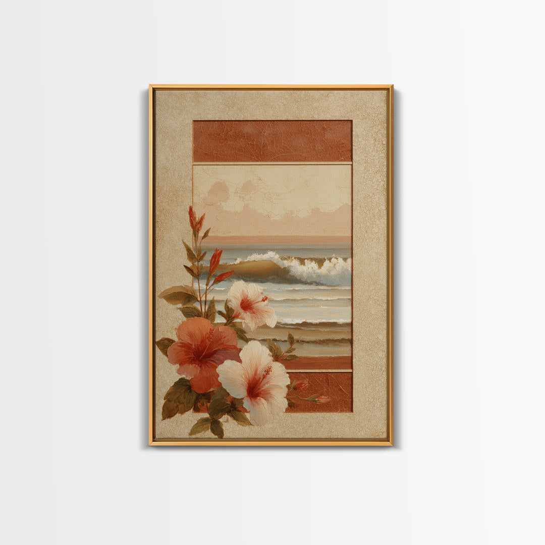 Sunset Surf Scene Canvas Print, Tropical Art, Digital Prints, Living Room Decor, Tropic 454, Set of Prints, Coastal Wall Art, TRO-2x3-54