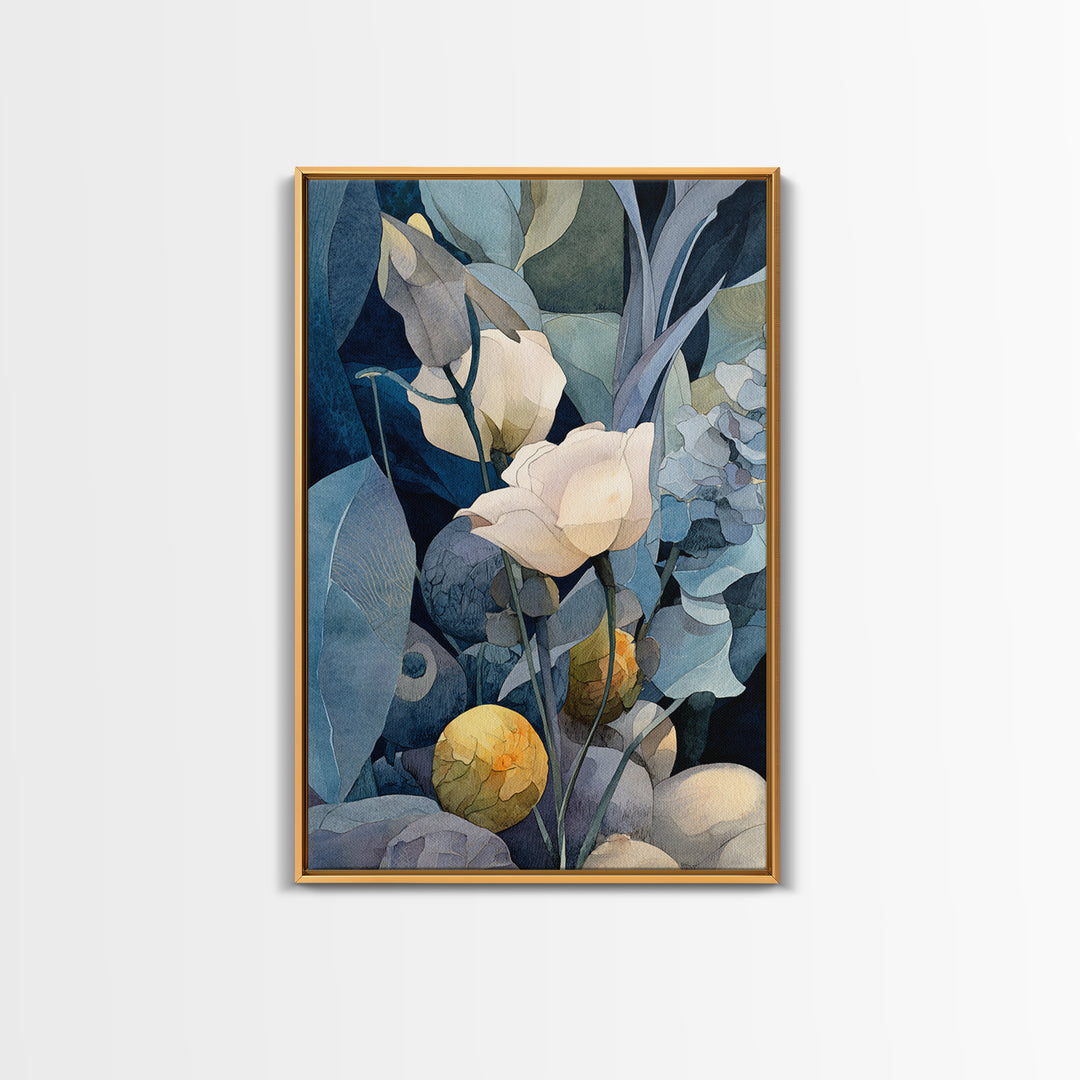 Tropical Fruit Market Arrangement Canvas Print, Tropical Art, Coastal Wall Art, Living Room Decor, Tropic, Beach Prints, TRO-2x3-71