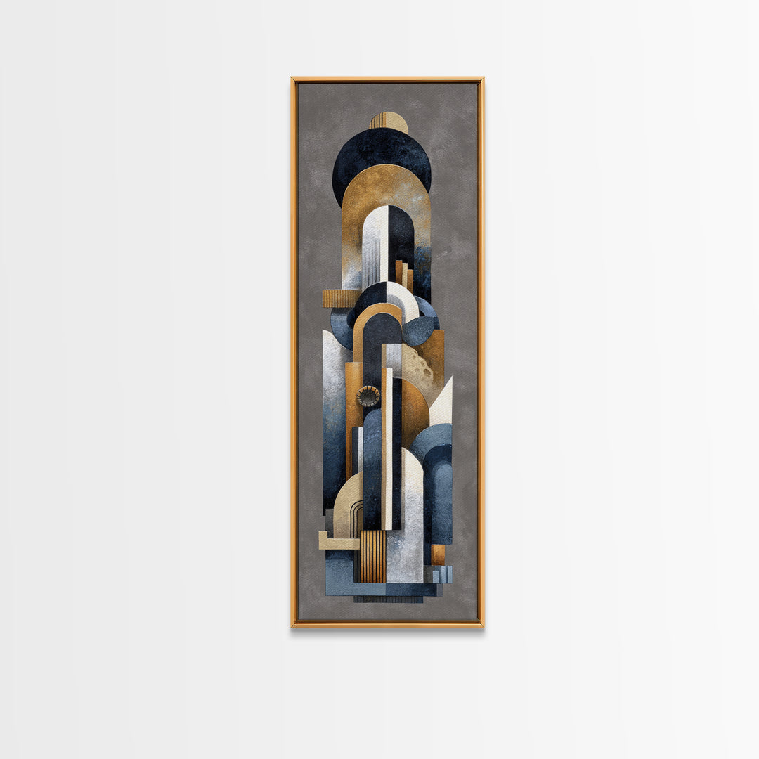 Old Theater Marquee Shapes Without Text Canvas Print, Urban Art, Textured Wall Art, Living Room Decor, Fine Art, Urban, URB-1x3-33