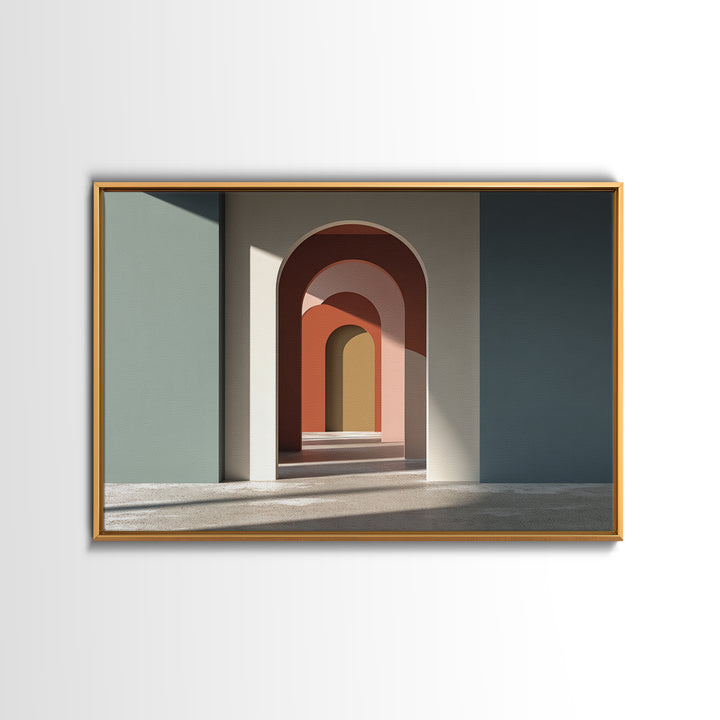 Old Theater Marquee Shapes Without Text Canvas Print, Urban Art, Canvas Painting, Living Room Decor, Fine Art, Urban, URB-3x2-73