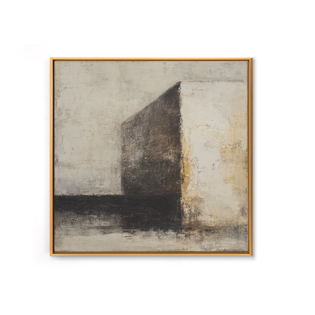 Black and White Architectural Study Framed Canvas Print, Wall Art, Gallery Decor, Living Room Decor, Fine Art, WAL-1x1-32