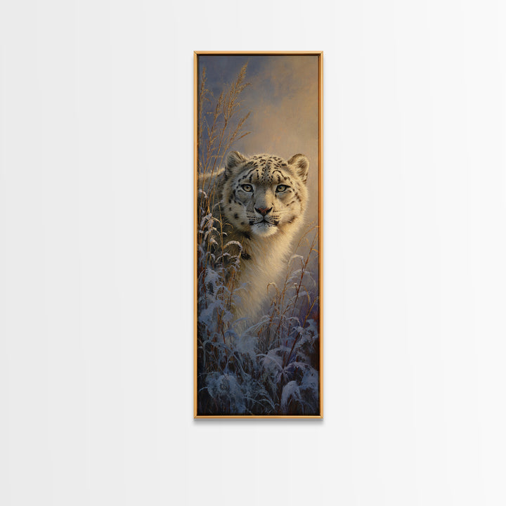 Whimsical Animal Portrait Canvas Print, Wall Art, Large Wall Art, Living Room Decor, Fine Art, Abstract Wall Art, WAL-1x3-11
