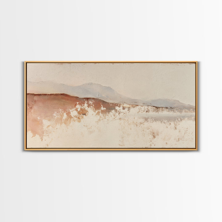 Minimal Line Portrait Framed Canvas Print, Wall Art, Art, Living Room Decor, Fine Art, Wall Clock, Large Wall Art, WAL-2x1-50