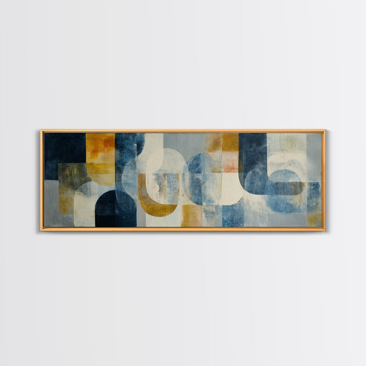 Luxury Neutral Plaster Texture Abstract Framed Canvas Print, Wall Art, Wall Art for Mom, Living Room Decor, Abstract Art, WAL-3x1-79