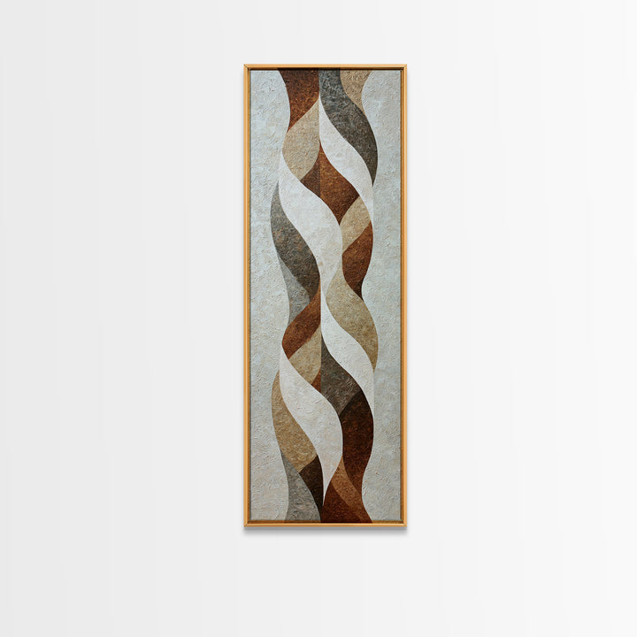 Bridal Veil Texture Abstract Framed Canvas Print, Wedding Art, Statement Artwork, Living Room Decor, Fine Art, Romance, WED-1x3-19