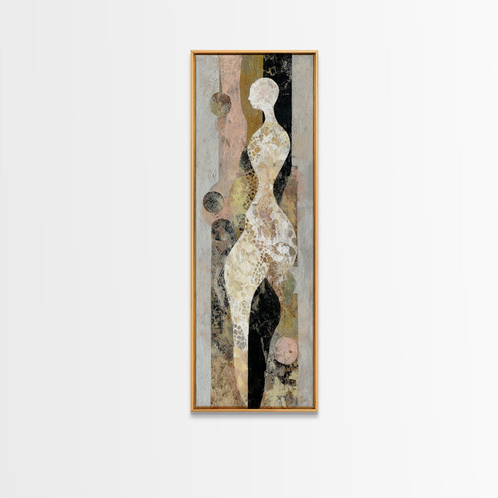 Lace Pattern Ivory Abstraction Canvas Print, Wedding Art, Art, Living Room Decor, Fine Art, Romance, Custom Wedding Gift, WED-1x3-55