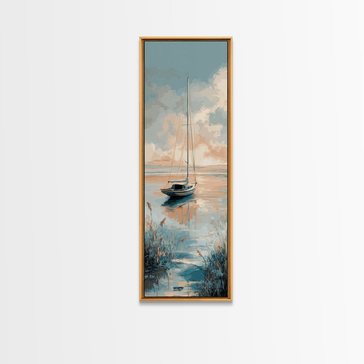 Honeymoon Coastal Sunset Canvas Print, Wedding Art, Gallery Decor, Living Room Decor, Fine Art, Romance, Contemporary Art, WED-1x3-77