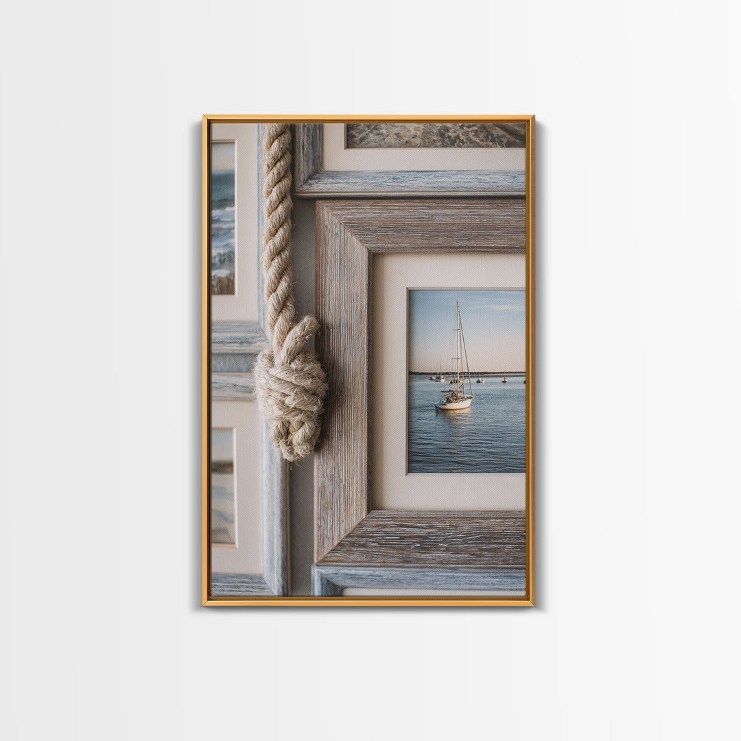 Honeymoon Coastal Sunset Framed Canvas Print, Wedding Art, Custom Portrait, Living Room Decor, Romance, Wedding Decoration, WED-2x3-73