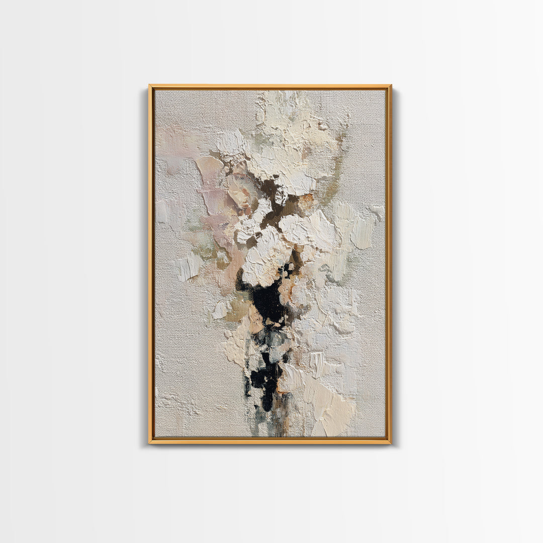 Bridal Veil Texture Abstract Framed Canvas Print, Wedding Art, Custom Portrait, Living Room Decor, Fine Art, Romance, WED-2x3-87