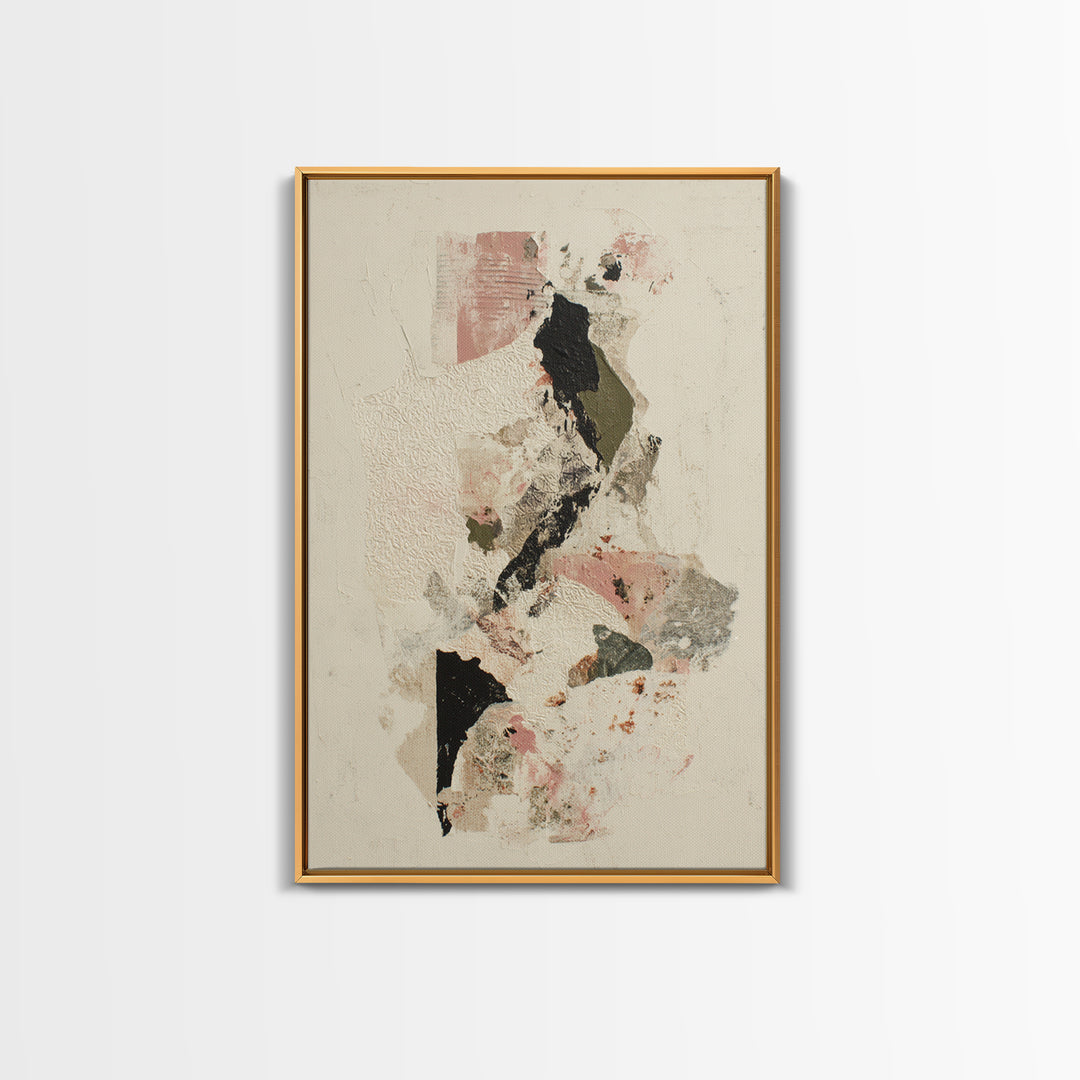 Lace Pattern Ivory Abstraction Canvas Print, Wedding Art, Wedding, Living Room Decor, Abstract Art, Romance, Wedding Guestbook, WED-2x3-99