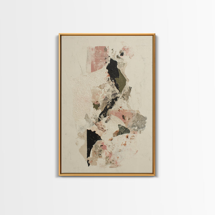 Lace Pattern Ivory Abstraction Canvas Print, Wedding Art, Wedding, Living Room Decor, Abstract Art, Romance, Wedding Guestbook, WED-2x3-99