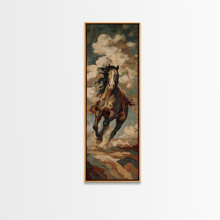 Southwestern Blanket Pattern Canvas Print, Western Art, Fine Art Print, Southwestern Decor, Fine Art, Frontier, Wall Decor, WES-1x3-5