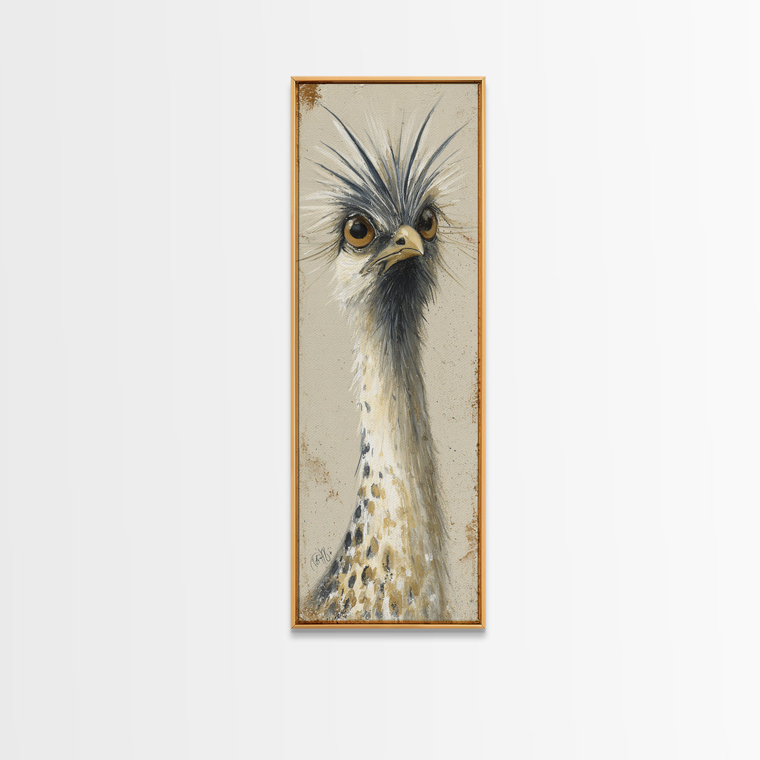 Bird Delivering a Tiny Love Letter Canvas Print, Whimsical Art, Nursery Wall Art, Living Room Decor, Fine Art, Wonder, WHI-1x3-35