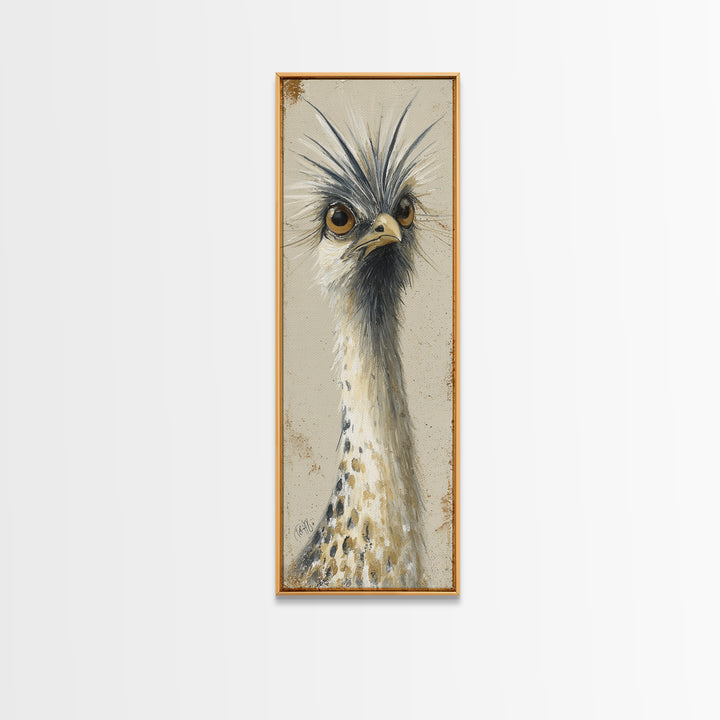 Bird Delivering a Tiny Love Letter Canvas Print, Whimsical Art, Nursery Wall Art, Living Room Decor, Fine Art, Wonder, WHI-1x3-35