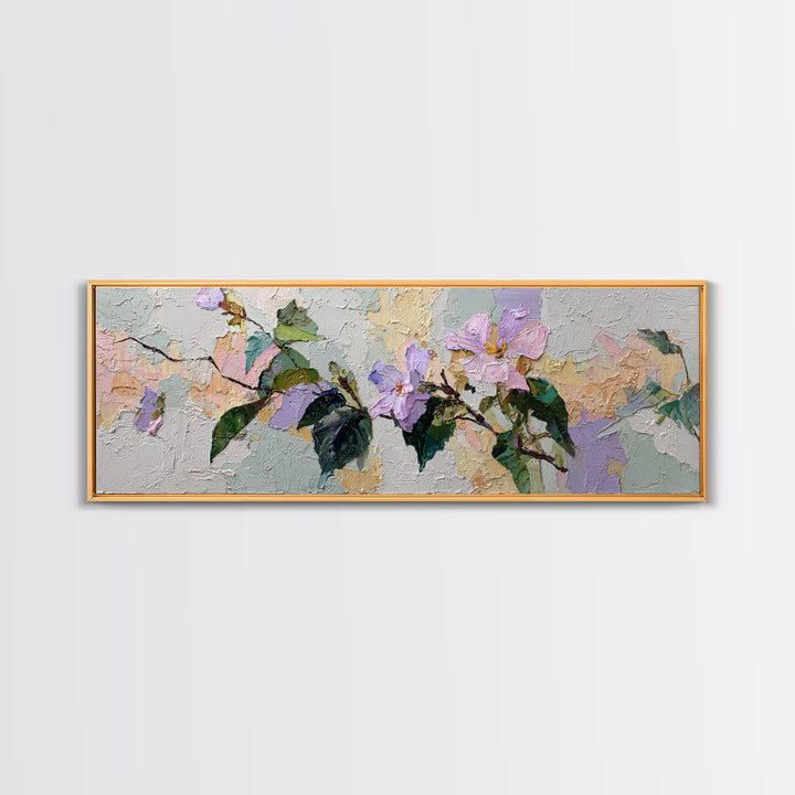 Robot Watering a Single Flower Canvas Print, Whimsical Art, Nursery Prints, Living Room Decor, Watercolor Art, Wonder, WHI-3x1-61