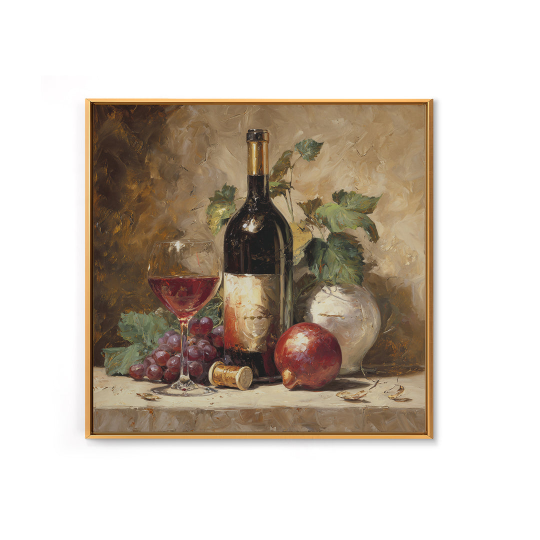 Red Wine Swirl Abstract Framed Canvas Print, Winery Art, Boho Decor, Winery Decor, Fine Art, Vineyard, Art Print, WIN-1x1-79