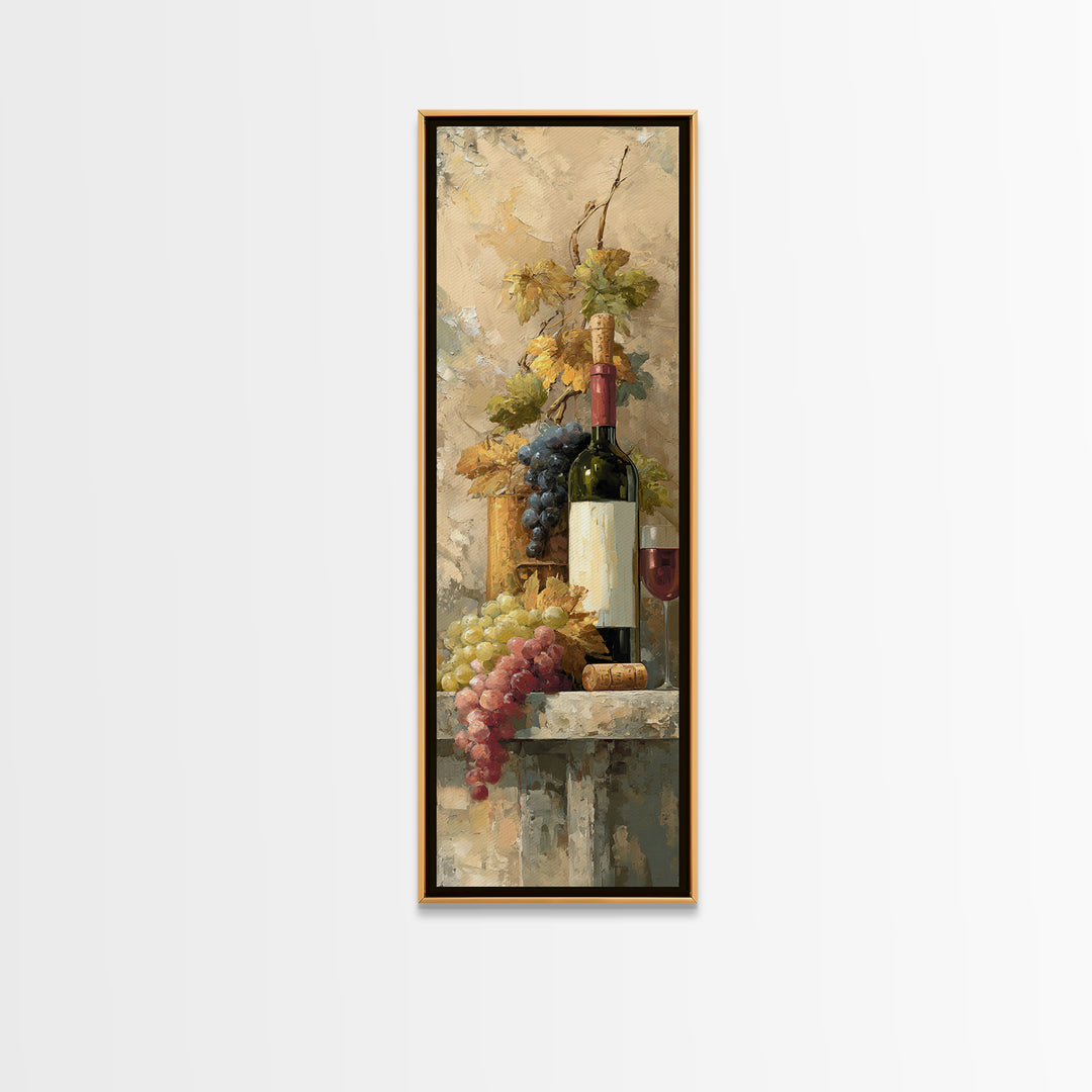 French Vineyard Hills Framed Canvas Print, Winery Art, Matisse Print, Winery Decor, Fine Art, Vineyard, Luxury Decor, WIN-1x3-92