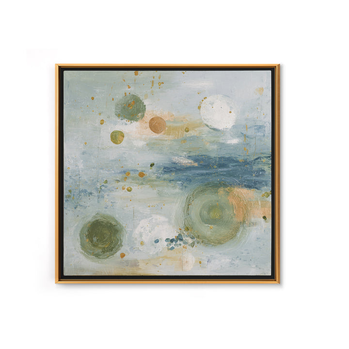 Abstract Circles Suggesting Calm Movement Canvas Print, Waiting Room Art, Abstract, Waiting Room Decor, Abstract Art, Calm, WRA-1x1-10