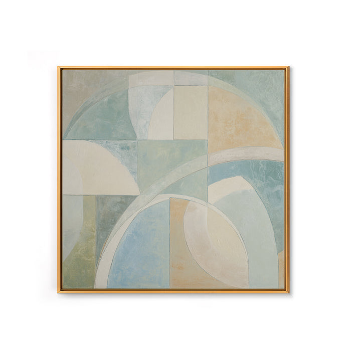 Modern Neutral Arch Abstraction Framed Canvas Print, Waiting Room Art, Therapy Office Decor, Waiting Room Decor, Fine Art, Calm, WRA-1x1-21