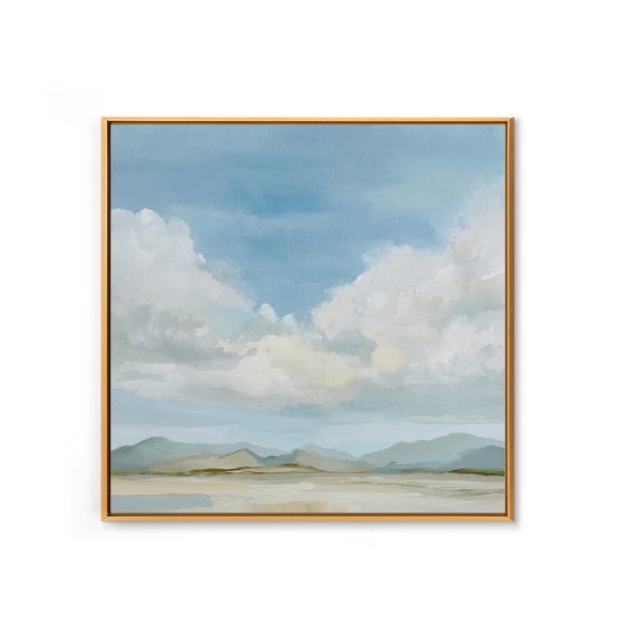 Calming Landscape with Open Sky and Gentle Canvas Print, Waiting Room Art, Modern Decor, Waiting Room Decor, Fine Art, Calm, WRA-1x1-25