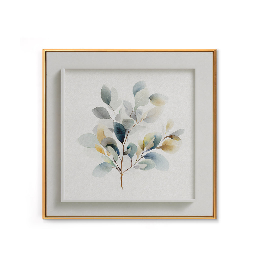 Neutral Botanical Branch Canvas Print, Waiting Room Art, Office Wall Art, Waiting Room Decor, Fine Art, Calm, Dental Wall Art, WRA-1x1-3