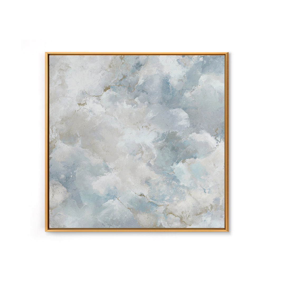Light Marble Texture Abstract Framed Canvas Print, Waiting Room Art, Art, Waiting Room Decor, Fine Art, Calm, Bauhaus Print, WRA-1x1-48