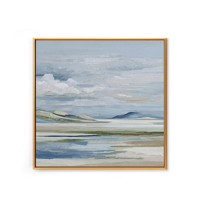 Calming Landscape with Open Sky and Gentle Canvas Print, Waiting Room Art, Modern Decor, Waiting Room Decor, Fine Art, Calm, WRA-1x1-49