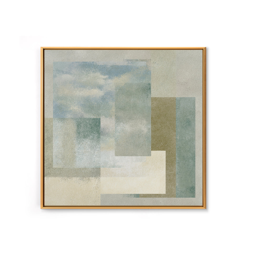 Minimal Geometric Composition Framed Canvas Print, Waiting Room Art, Fine Art Print, Waiting Room Decor, Abstract Art, Calm, WRA-1x1-53
