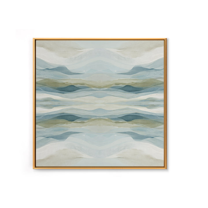 Soft Abstract Waves Framed Canvas Print, Waiting Room Art, Photography Print, Waiting Room Decor, Abstract Art, Calm, WRA-1x1-74