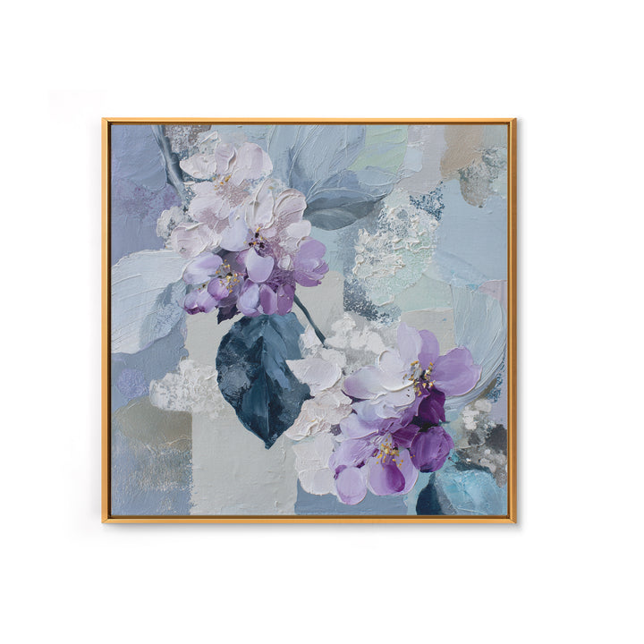 Soft Lavender Botanical Still Life Canvas Print, Waiting Room Art, Dental Art, Waiting Room Decor, Watercolor Art, Calm, WRA-1x1-92