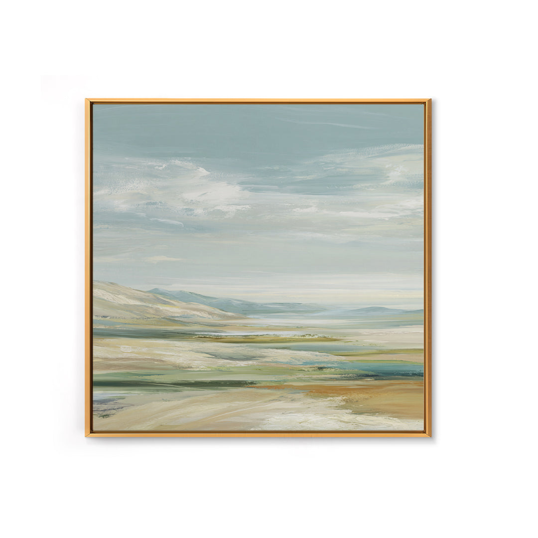 Calming Landscape with Open Sky and Gentle Canvas Print, Waiting Room Art, Wall Art, Waiting Room Decor, Fine Art, Calm, WRA-1x1-97