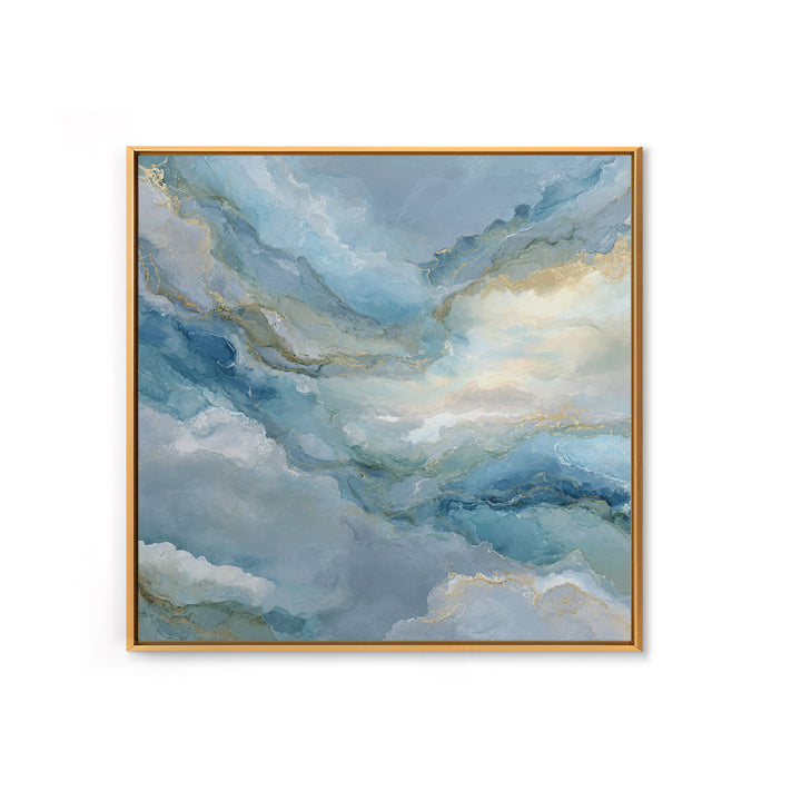 Soft Abstract Waves Canvas Print, Waiting Room Art, Boho Decor, Waiting Room Decor, Abstract Art, Calm, Printable Wall Art, WRA-1x1-98