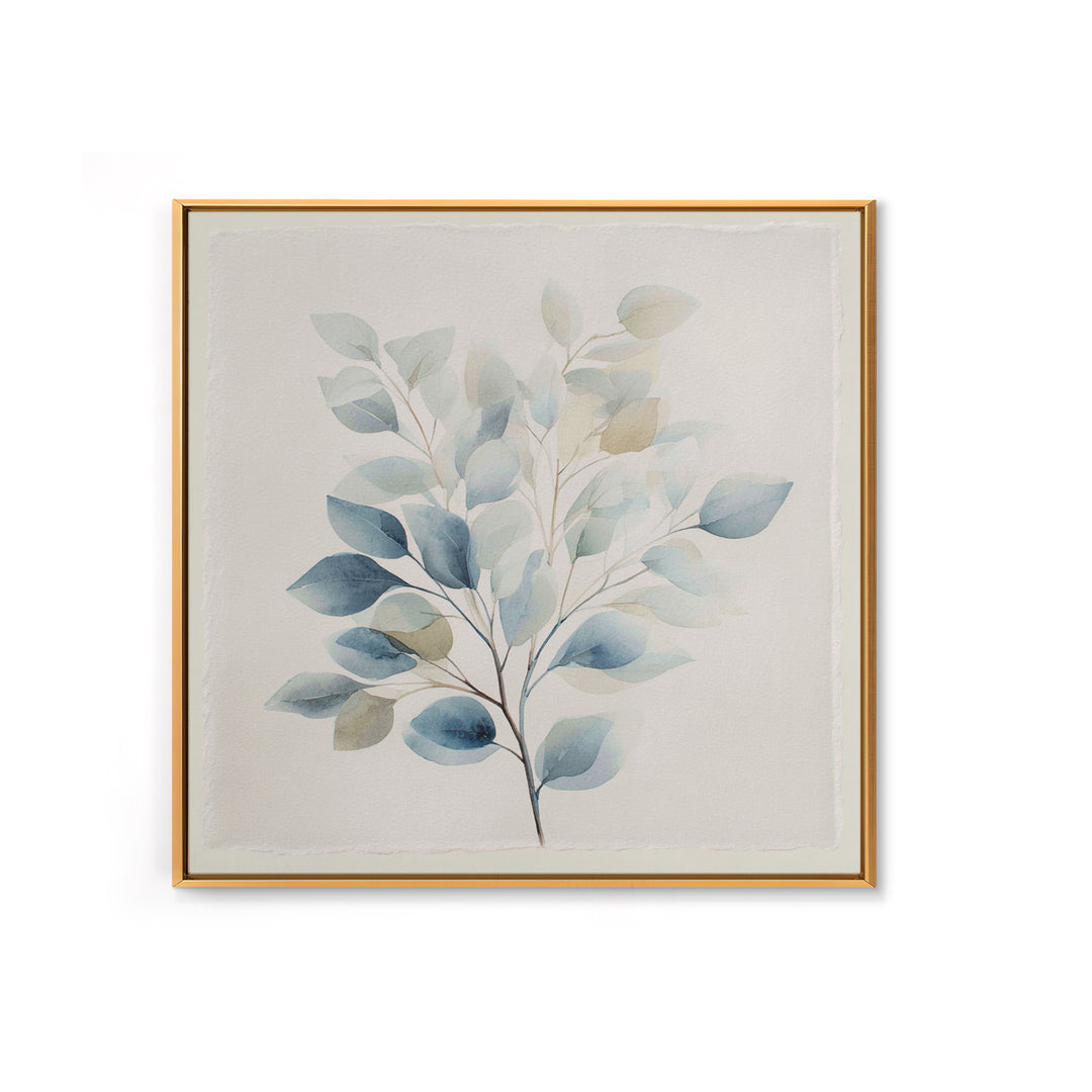 Neutral Botanical Branch Canvas Print, Waiting Room Art, Wall Art, Waiting Room Decor, Oil Painting, Calm, Floral Wall Art, WRA-1x1-99