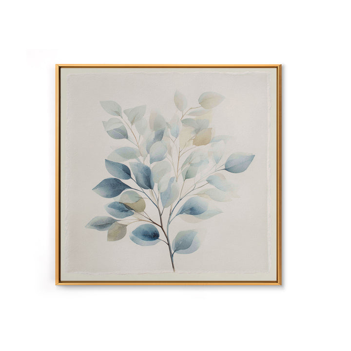 Neutral Botanical Branch Canvas Print, Waiting Room Art, Wall Art, Waiting Room Decor, Oil Painting, Calm, Floral Wall Art, WRA-1x1-99