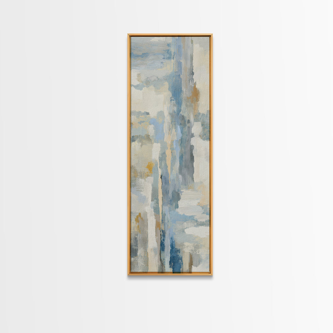 Light Marble Texture Abstract Canvas Print, Waiting Room Art, Boho Decor, Waiting Room Decor, Abstract Art, Calm, WRA-1x3-12