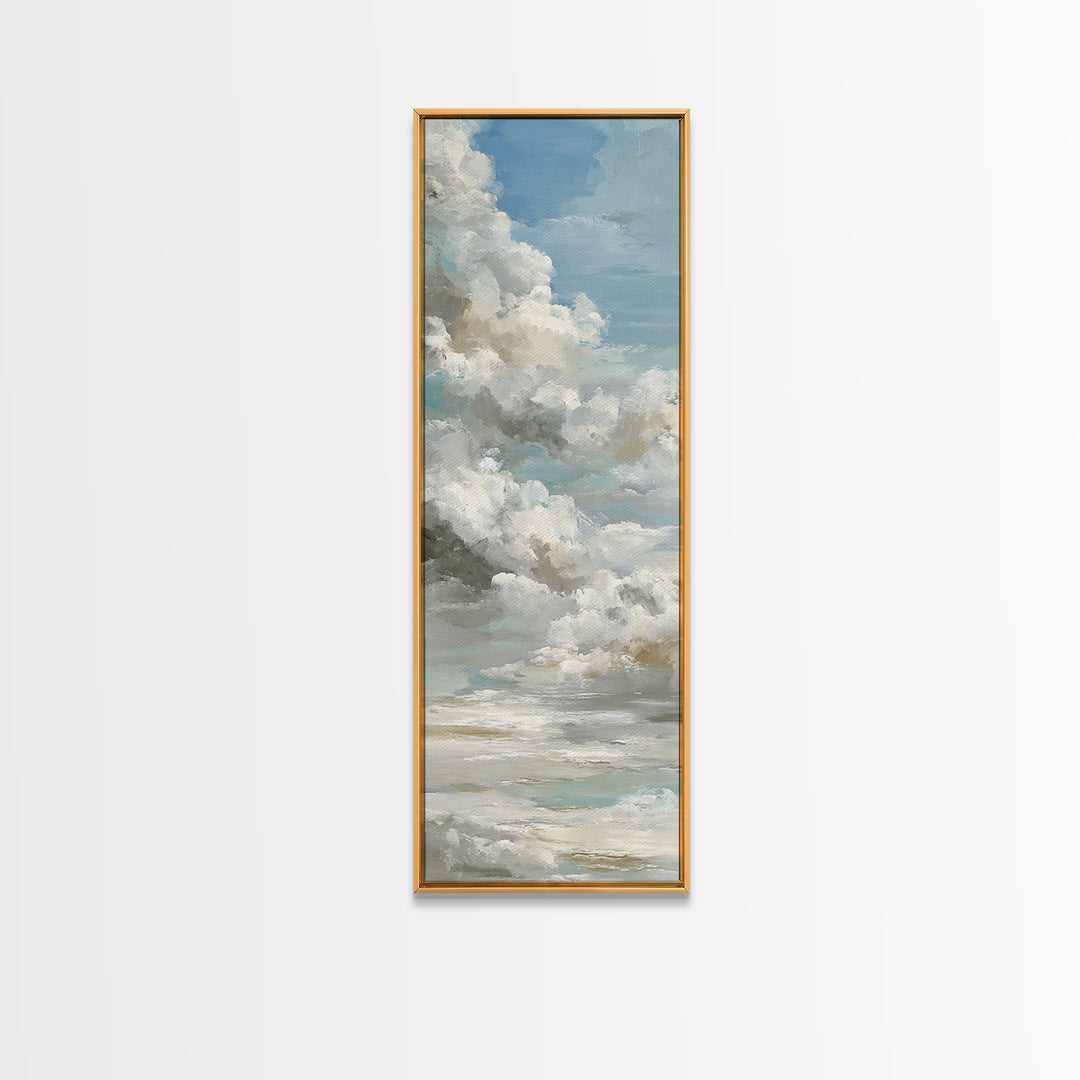Large Cloudscape with Hopeful Light Canvas Print, Waiting Room Art, Room Decor, Waiting Room Decor, Calm, Bedroom Decor, WRA-1x3-28