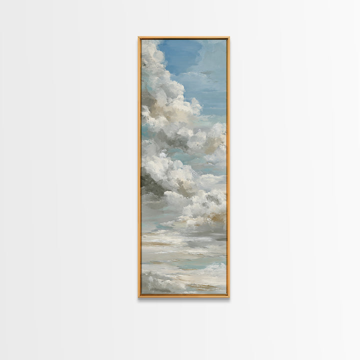 Large Cloudscape with Hopeful Light Canvas Print, Waiting Room Art, Room Decor, Waiting Room Decor, Calm, Bedroom Decor, WRA-1x3-28