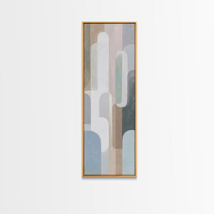 Modern Neutral Arch Abstraction Canvas Print, Waiting Room Art, Wall Sculpture, Waiting Room Decor, Calm, Dog Wall Art, WRA-1x3-33