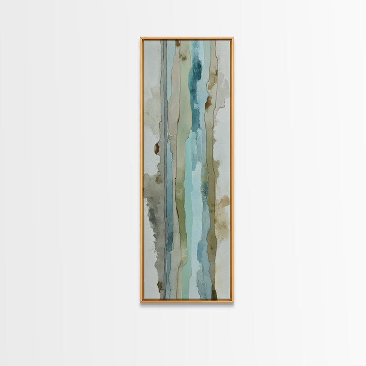 Modern Neutral Arch Abstraction Canvas Print, Waiting Room Art, Floral Wall Art, Waiting Room Decor, Abstract Art, Calm, WRA-1x3-81